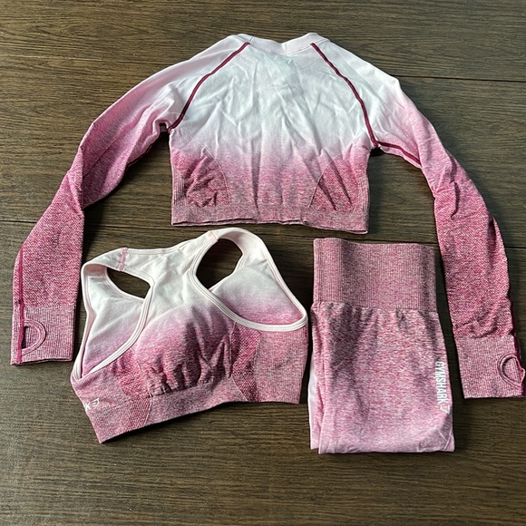 Bundle: Gymshark Beet Marl Ombré Full Set - Picture 6 of 15